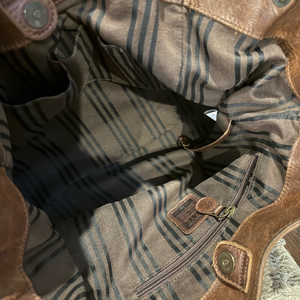 Frye Dark Brown leather shoulder bag - Picture 4 of 5